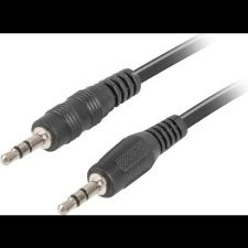 Lanberg kábel CA-MJMJ-10CC-0012-BK 1,2m fekete kábel és adapter