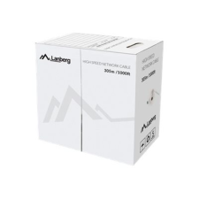 Lanberg LAN cable UTP cat.5e 305m yellow solid CU fluke kábel és adapter