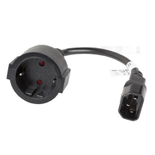 Lanberg Lanberg 20cm C14 apa - SCHUKO anya átalakító kábel és adapter