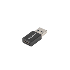 Lanberg LANBERG USB-C(F) 3.1-&gt;USB-A(M) ADAPTER FEKETE kábel és adapter