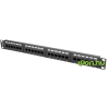 Lanberg Patch panel 24 Port 1U Cat.6 black PPU6-1024-B