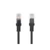 Lanberg Patchcord RJ45 CAT5e UTP kábel 10m fekete (PCU5-10CC-1000-BK)