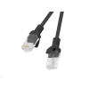Lanberg Patchcord RJ45 CAT5e UTP kábel 5m fekete (PCU5-10CC-0500-BK)