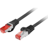 Lanberg PCF6-10CU-1000-BK 10m Cat6 F/UTP AWG26 LSZH árnyékolt fekete patch kábel (PCF6-10CU-1000-BK)