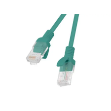 Lanberg PCU6-10CC-1000-G UTP CAT6 Patch kábel 10m Zöld kábel és adapter