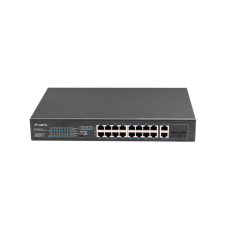 Lanberg RSFE-16P-2C-250 Gigabit Switch (RSFE-16P-2C-250) hub és switch