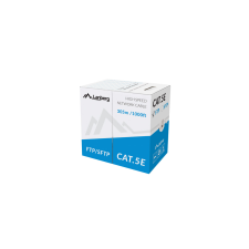 Lanberg S/FTP CAT5e LAN kábel 305m Szürke (LCS5-11CU-0305-S) kábel és adapter
