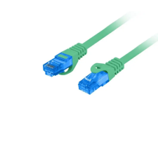 Lanberg S/FTP CAT6a Patch kábel 2m Zöld kábel és adapter