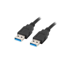 Lanberg - USB-A 3.0 összekötő kábel 1m - CA-USBA-30CU-0010-BK kábel és adapter