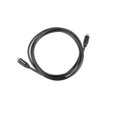 Lanberg USB-C apa- USB-C apa Adat és töltő kábel - Fekete (1m) kábel és adapter