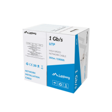 Lanberg UTP CAT5e Patch kábel 305m - Narancssárga (LCU6-10CC-0305-O) kábel és adapter