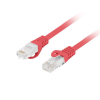 Lanberg UTP CAT6 Összekötő Piros 1m PCU6-10CU-0100-R PCU610CU0100R