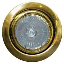 Landlite Energiatakarékos, GU10, 3x7W, Ø79mm, billenő, arany, spot lámpa szett (KIT-60-3) világítás