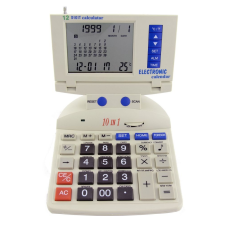 Landlite HC-238A multifunkciós számológép (naptár, FM rádió is) számológép