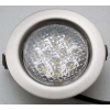 Landlite LED-06D-3X1,0W, 3db 1,0W LED 12V, beépíthető lámpa szett (3 db-os LED szett), LED: fehér, lámpa: króm