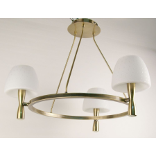 Landlite MW-5362/3C-S-C, antik bronz függeszték világítás