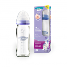 Lansinoh üveg cumisüveg NaturalWave® természetes hullámvonalú cumival, 240 ml cumisüveg