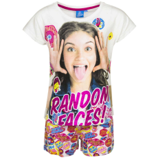  Lány rövid pizsama, Soy Luna, fehér, 6 éves