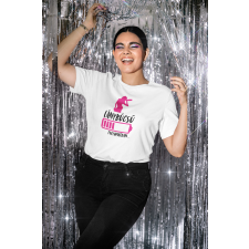  Lánybúcsú folyamatban fehér póló ajándéktárgy