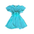  Lányka ruha 4év-14év (türkiz)