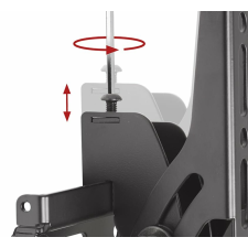  Lapos, fali monitor tartó döntéssel B-Tech BT8432/B tv állvány és fali konzol