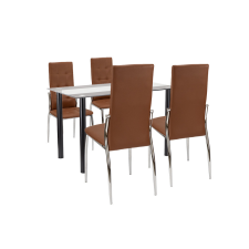  Lara 4+1 étkező garnitúra barna bútor