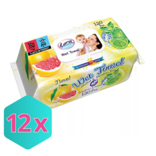  Lara Nedves Törlőkendő, alkoholmentes, parabénmentes Citrus illatú KARTON - 12 db tisztító- és takarítószer, higiénia