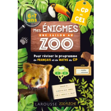 Larousse Mes énigmes Une SAISON AU ZOO CP idegen nyelvű könyv