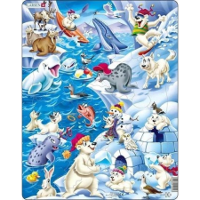 Larsen Maxi US28 Forma puzzle 36 db Állatok (7023852120453) puzzle, kirakós