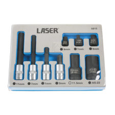 Laser Tools Fékszerelő készlet 9 db-os -speciális méretek- német autókhoz (LAS-6815) autójavító eszköz