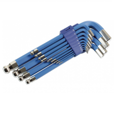 Laser Tools Imbuszkulcs készlet 13 db-os gömbvégű, mágneses - H2 - H19 - Laser imbuszkulcs