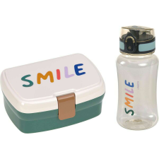  Lassig Little Gang Smile Ebéddoboz és Kulacs Szett - 460ml babaétkészlet