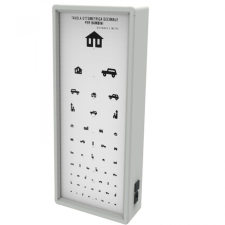  Látásvizsgáló tábla Kettesy 1 oszlopos - gyerek 3m gyógyhatású készítmény