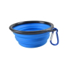  Latex hordozható etető és itató tál kutyáknak (350ML) - Kék