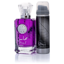 Lattafa Mahasin Crystal Violet EdP Set 175ml kozmetikai ajándékcsomag