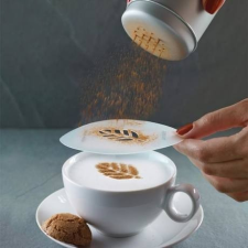  Latte art barista sablon, kávé díszítő sablon konyhai eszköz
