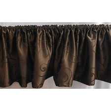 Látvány Textil Kft Barna szatén drapéria kb:200cm széles lakástextília