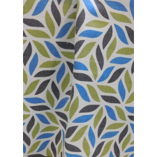 Látvány Textil Kft Dekor árnyékoló sötétítő függöny kék zöld szürke mintás 180x130cm lakástextília