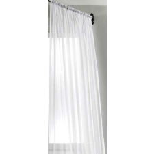 Látvány Textil Kft Fehér félorganza kész függöny 130x90cm bújtatós Liliana lakástextília