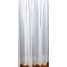 Látvány Textil Kft Fehér jaquard kész függöny AG-68 geometrikus mintás 147x150cm lakástextília