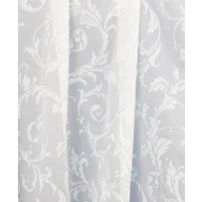 Látvány Textil Kft Fehér voila kész függöny fehér kék ezüst mintával 150x250cm lakástextília