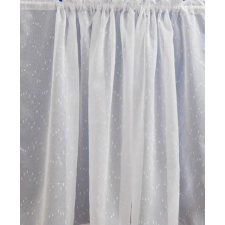 Látvány Textil Kft Noppos fehér sable vitrage függöny 50x100cm lakástextília