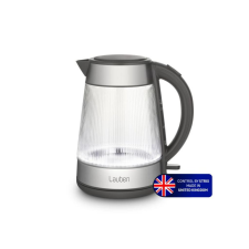 Lauben Glass Vízforraló 1.7L 2200W - Szürke/LED (LBEKMGEK17GGA) vízforraló és teáskanna
