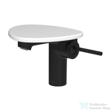 Laufen ADA egykaros mosdó csaptelep leeresztő nélkül, PVD matt fekete/matt fehér HF506702512060 csaptelep