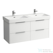Laufen Base 116 cm széles négy fiókos alsószekrény H814966 mosdóhoz,Matt fehér H4024941102601 fürdőszoba bútor