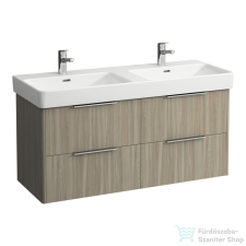Laufen Base 116 cm széles négy fiókos alsószekrény H814966 mosdóhoz,Világos szil H4024941102621 fürdőszoba bútor
