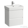 Laufen BASE 2.0 52x36 cm-es, 2 fiókos fali mosdótartó szekrény PRO S H818958 mosdóhoz, matt fehér H4112521082601