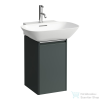 Laufen Base 31,7x33,9x51,5 cm-es 1 ajtós alsószekrény eloxált alumínium fogantyúval,H815302 mosdóhoz,jobbos,Traffic Grey H4030221102661