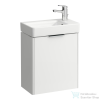 Laufen Base 46x26,7 cm-es 1 ajtós alsószekrény H815954 mosdóhoz,jobbos,fényes fehér H4021021102611