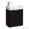 Laufen Base 46x26,7 cm-es 1 ajtós alsószekrény H815955 mosdóhoz,balos,sötétbarna szil H4021011102631